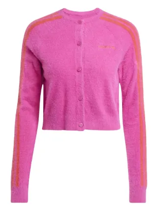 Adidas クロップド カーディガン | ピンク | FARFETCH JP