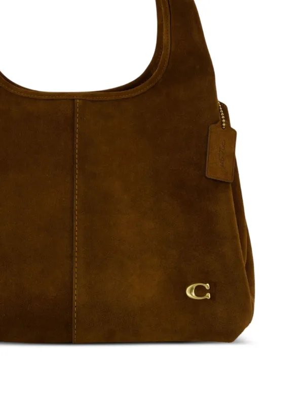 Coach Lana top-handle Suede Shoulder Bag Brown FARFETCH PH