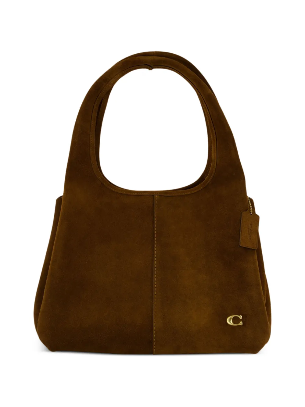 Coach Lana top-handle suede shoulder bag - Marrone