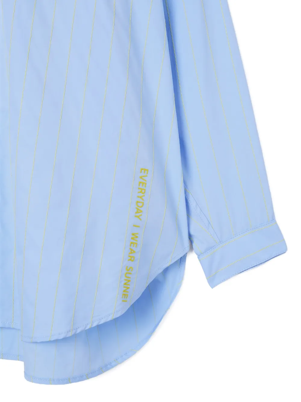 Sunnei Shirt met gestreept detail Blauw