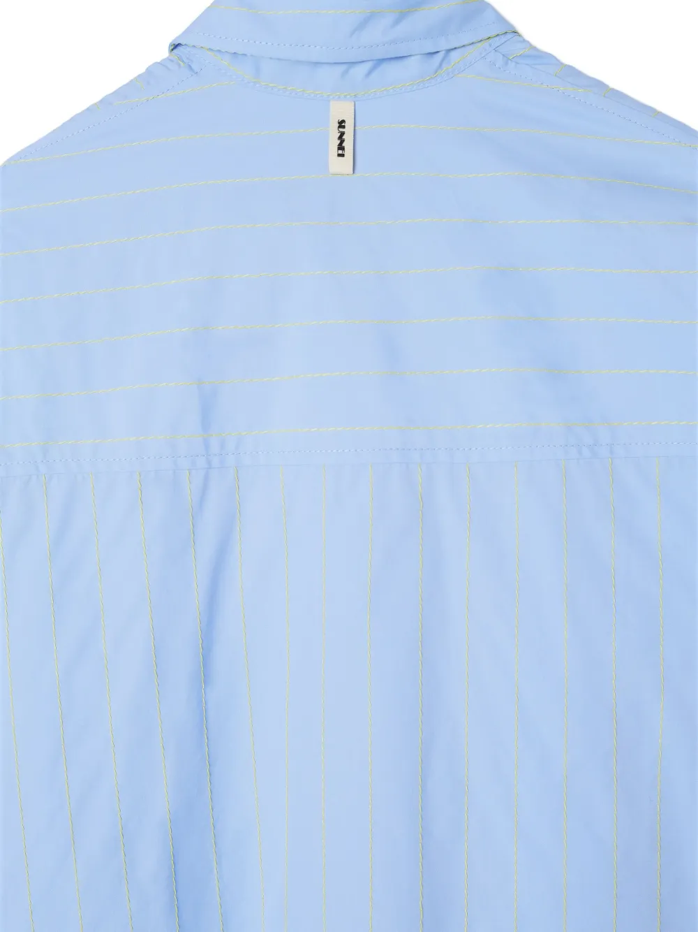 Sunnei Shirt met gestreept detail Blauw