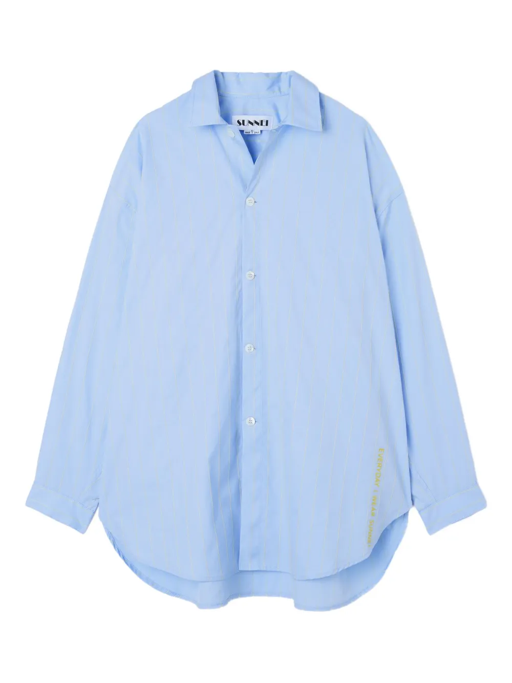 Sunnei striped detailed shirt | Blue | Image 1
