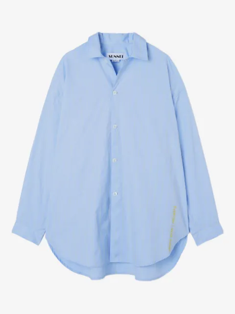 Sunnei striped detailed shirt