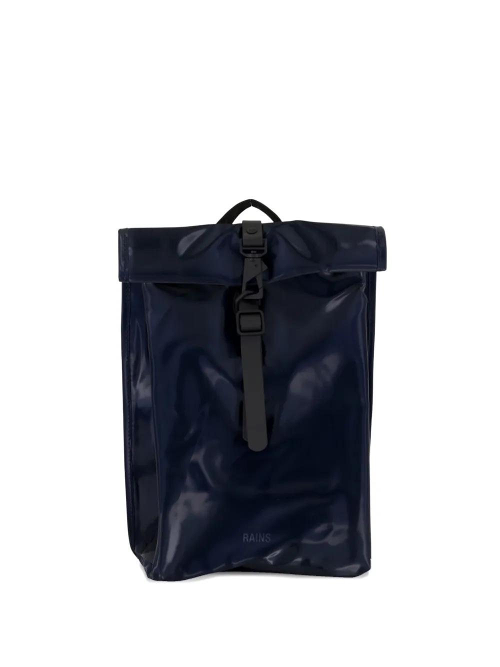 Rains Rolltop Backpack In Blue