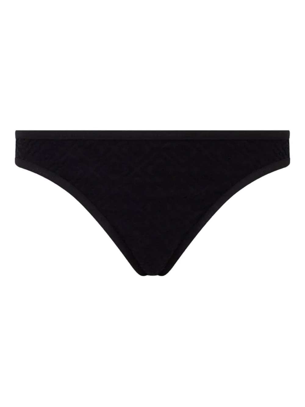 Casablanca monogram bikini bottom | Black | Image 1