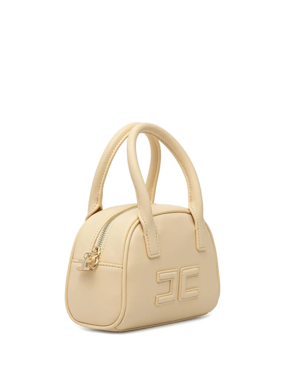 Elisabetta Franchi Kids Shopper met logopatroon - Geel