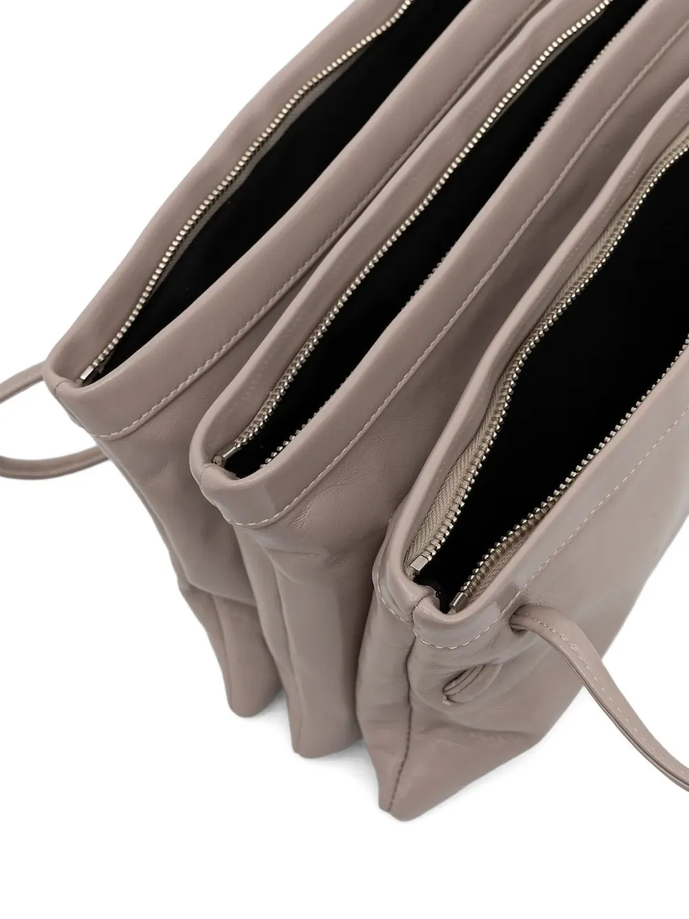 By Far 31165967 Leather Shoulder Bag In Neutral