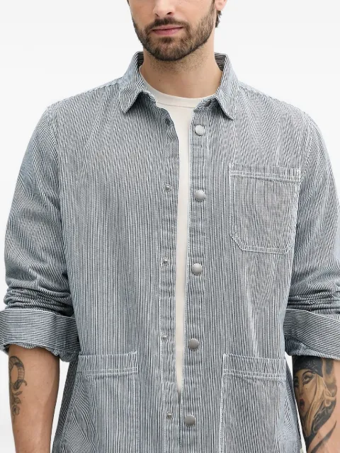 Barbour camisa con detalle de rayas
