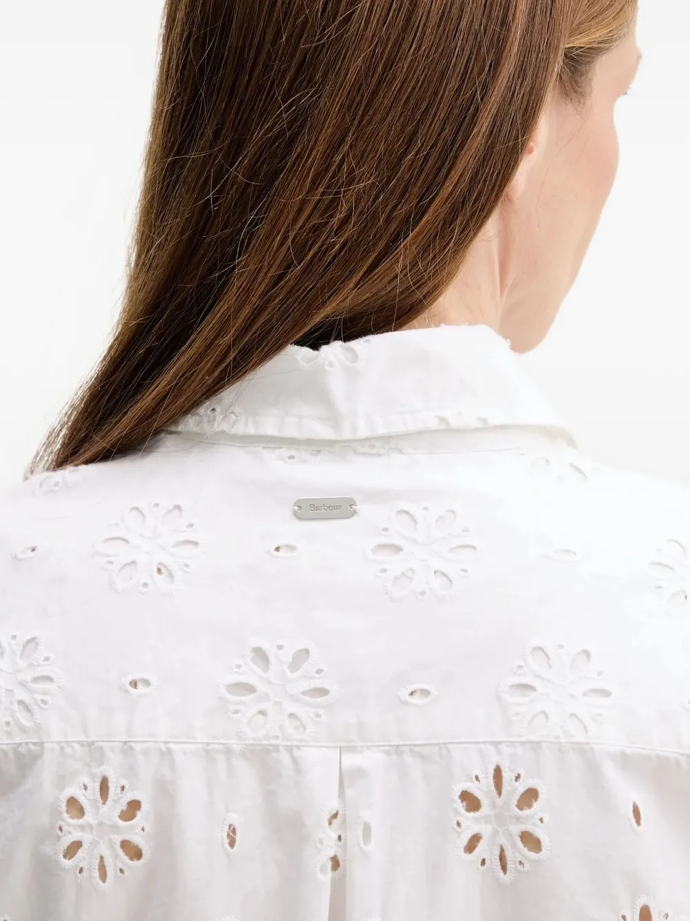 Barbour Blouse met borduurwerk Wit