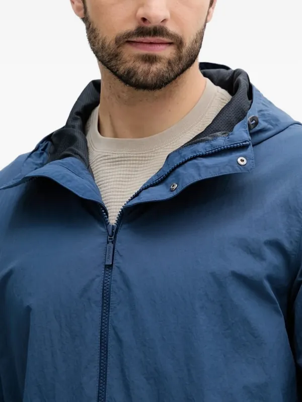 Barbour Jacke Mit Kapuze Blau FARFETCH DE