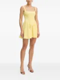 Bardot corset-style skater dress - Yellow