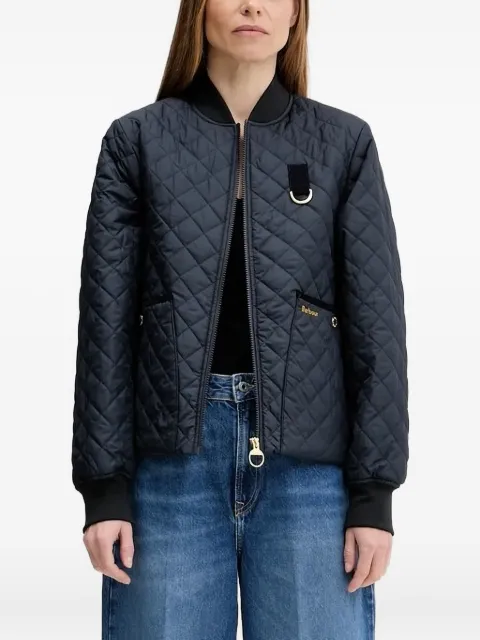 Barbour quilted diamond-pattern jacket