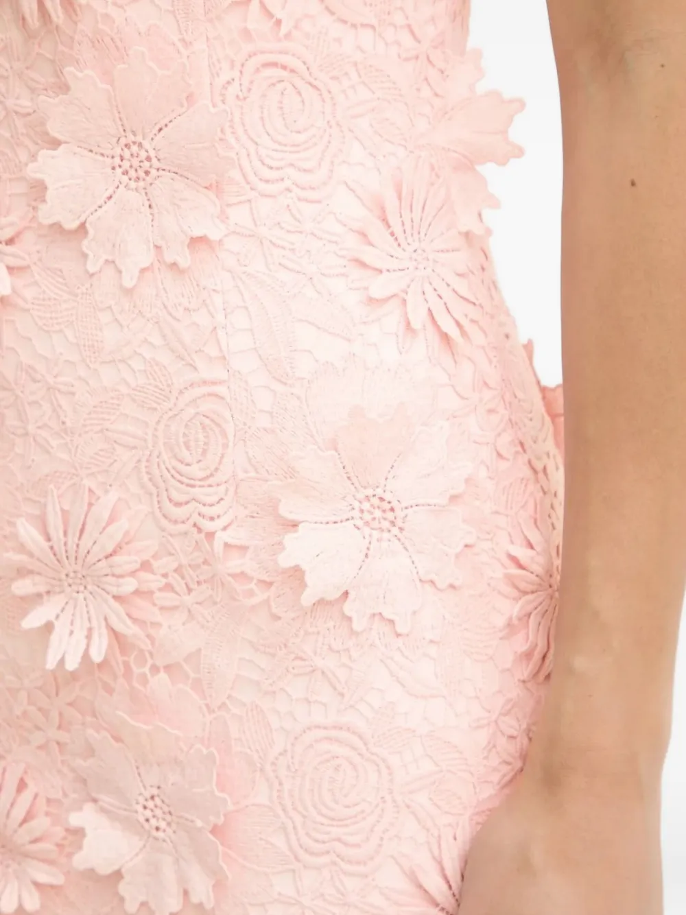 Bardot Adei Lace Mini Dress In Pink