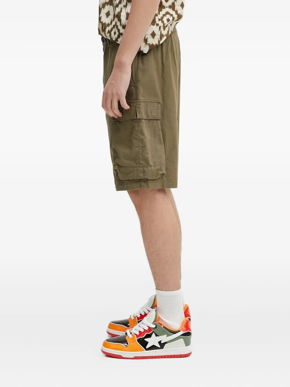 Barbour multiple-pockets cargo shorts | Green | Image 1