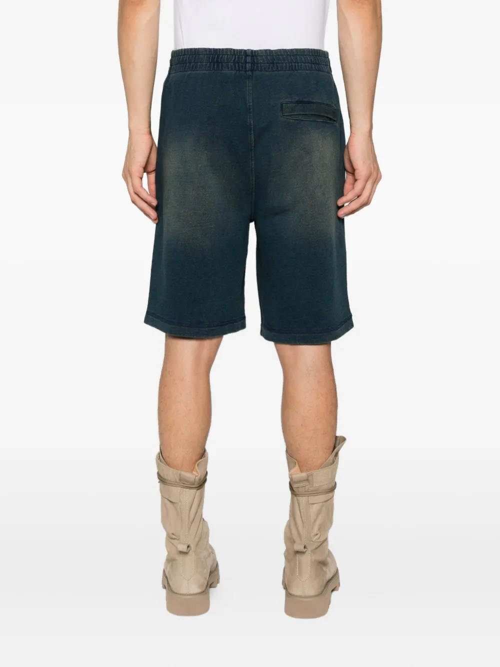 Diesel Shorts met textuur Blauw