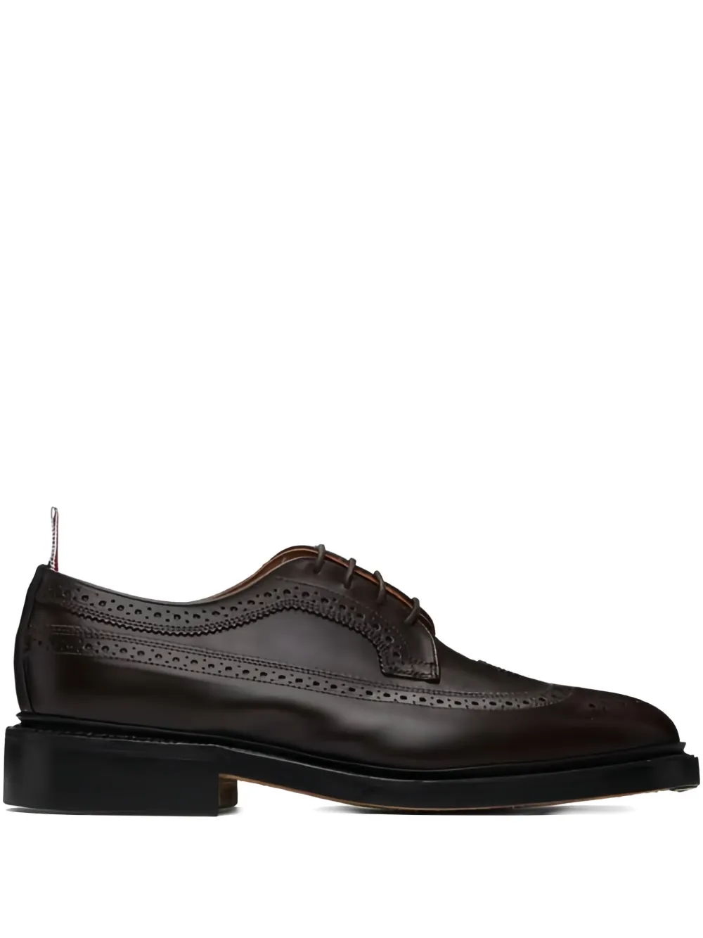 Thom Browne leather brogue derby shoes | Brown | Image 1