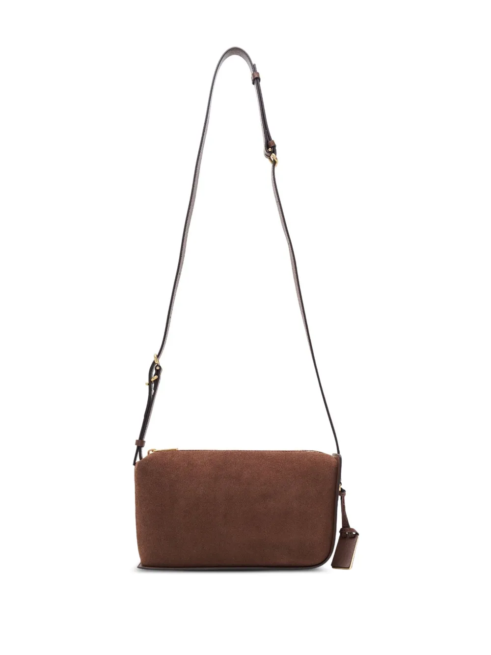 JOY GRYSON sac porté épaule Crescent en daim à fermeture zippée | Image 2