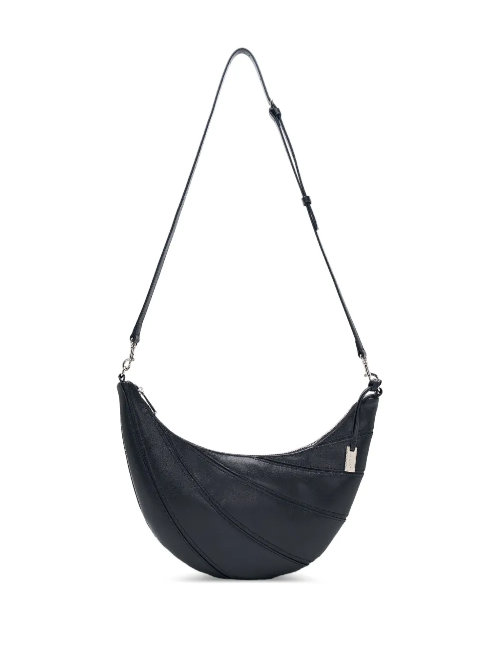  Joy Gryson Pleated Crescent Shoulder Bag - Black 