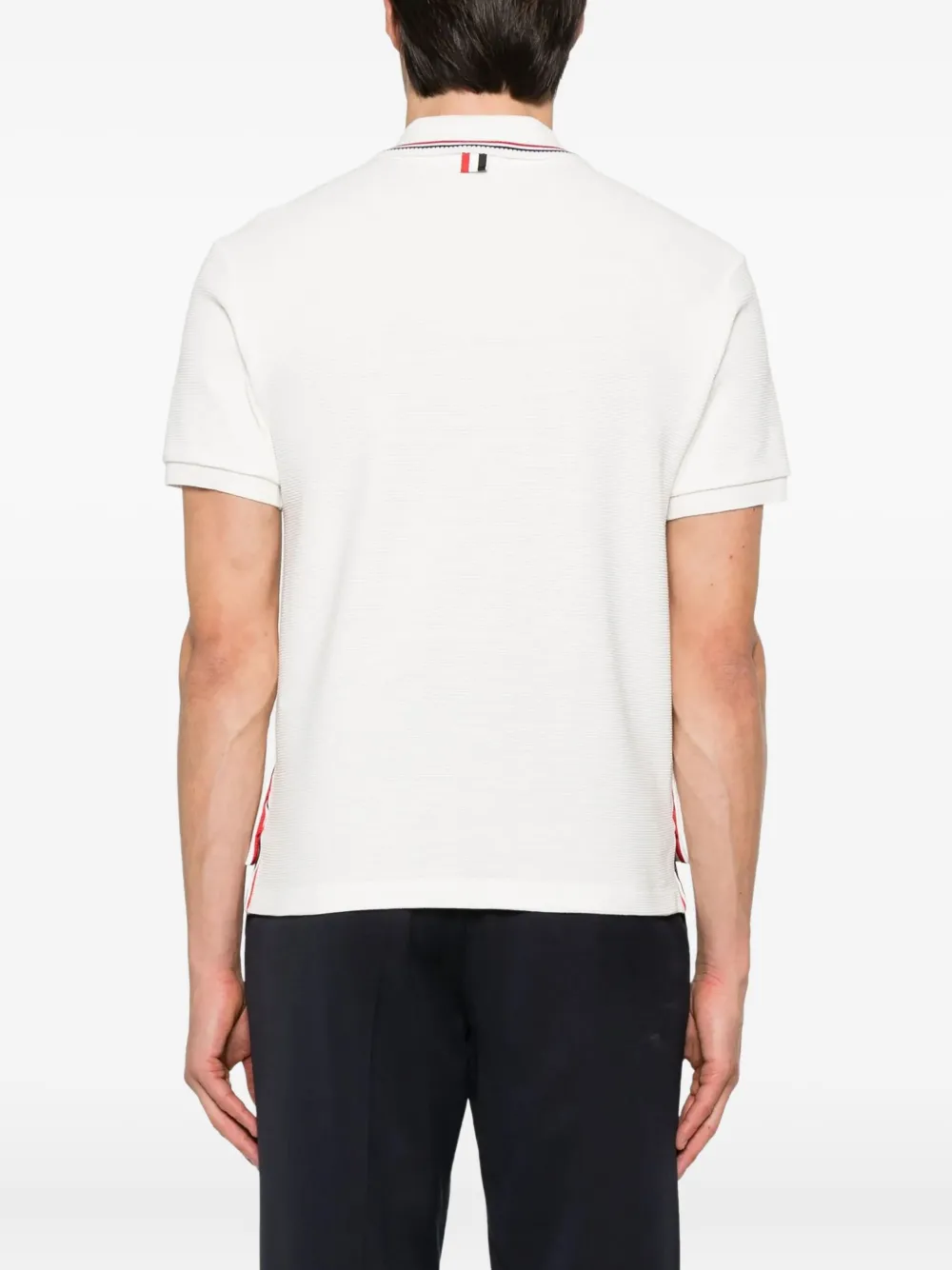 Thom Browne Poloshirt met logopatch Wit