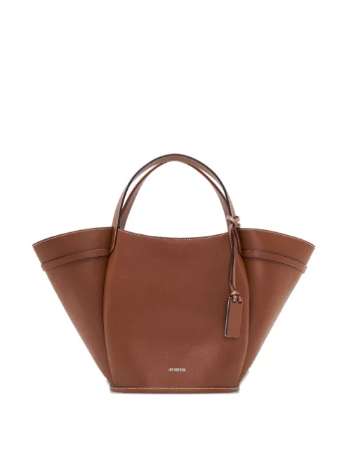 JOY GRYSON pleated bucket tote bag