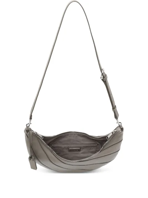 JOY GRYSON bolsa de hombro de piel con forma de media luna