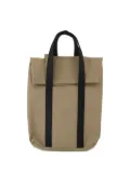 Rains flap-pocket shoulder-strap backpack - Neutrals