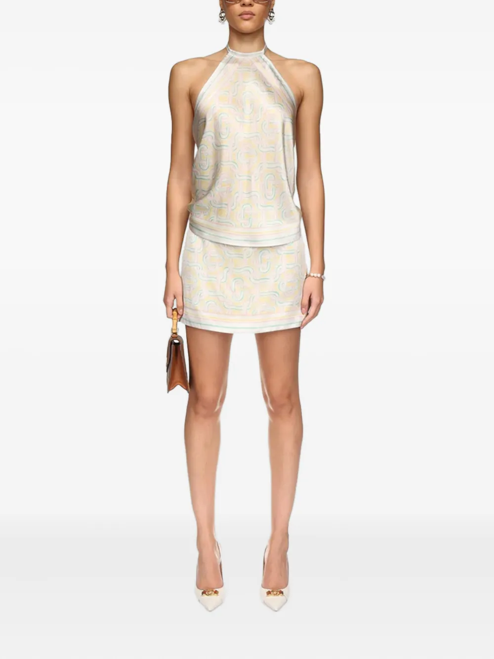 Casablanca halterneck print dress | Cocktail & Party Dresses | Image 2