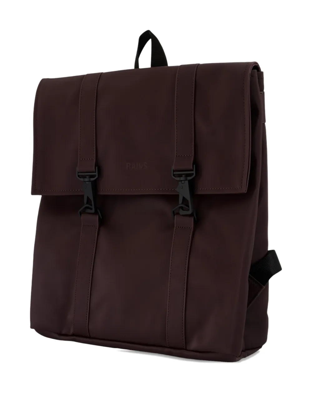 Rains Adjustable Strap Backpack In Red
