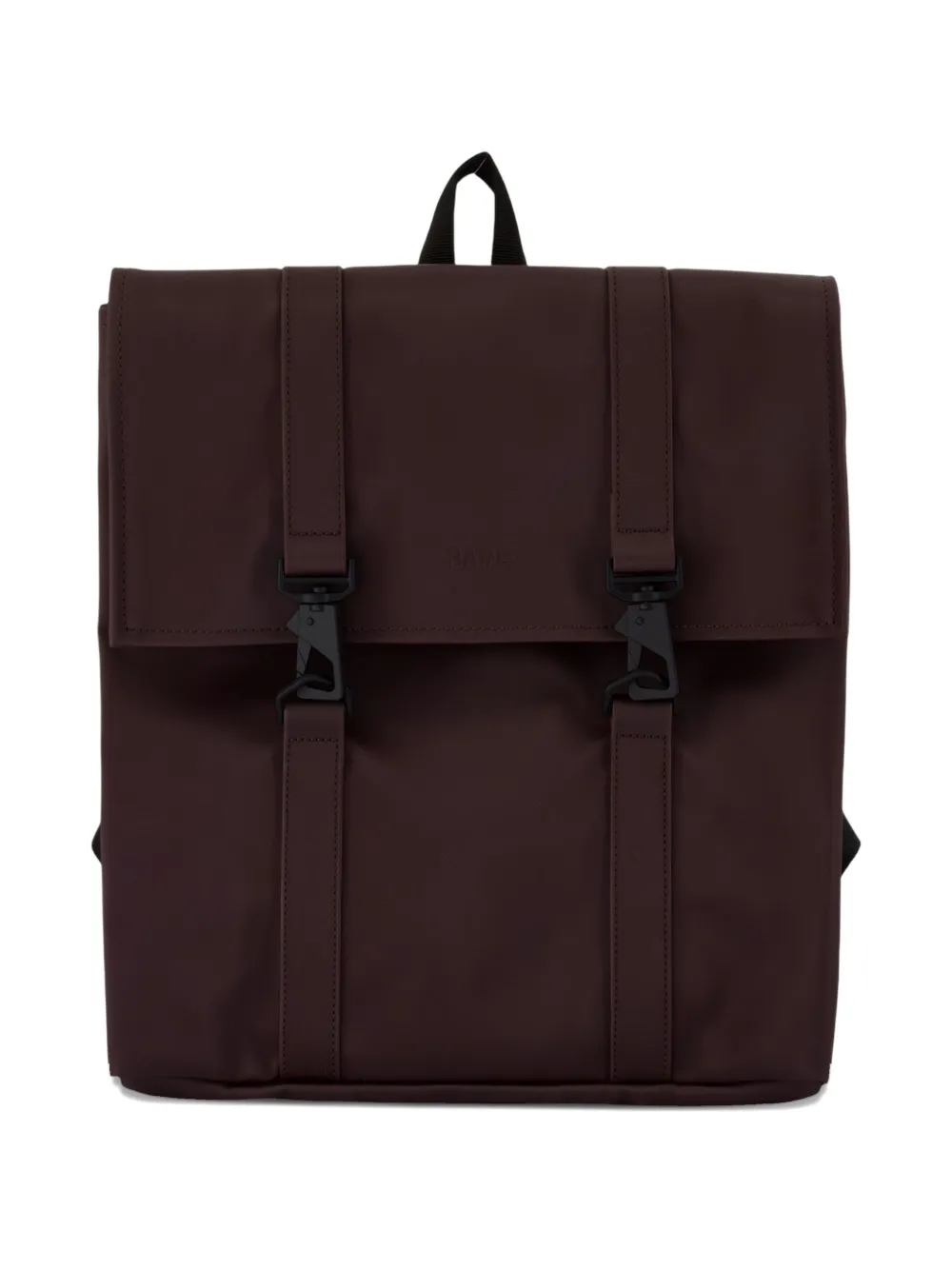 Rains Adjustable Strap Backpack In Red