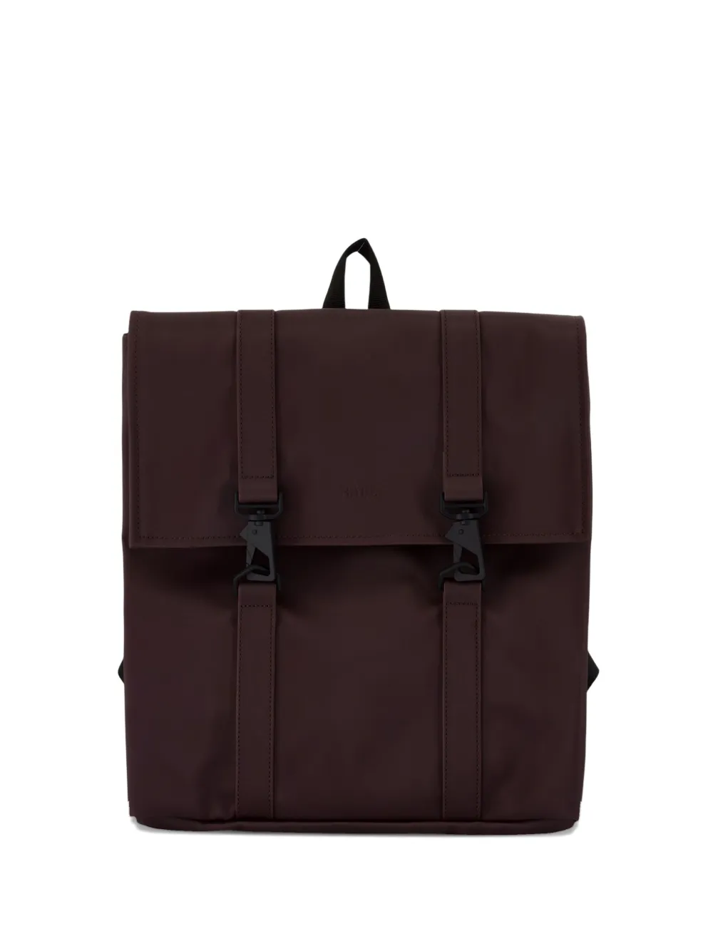 Rains Adjustable Strap Backpack In Red