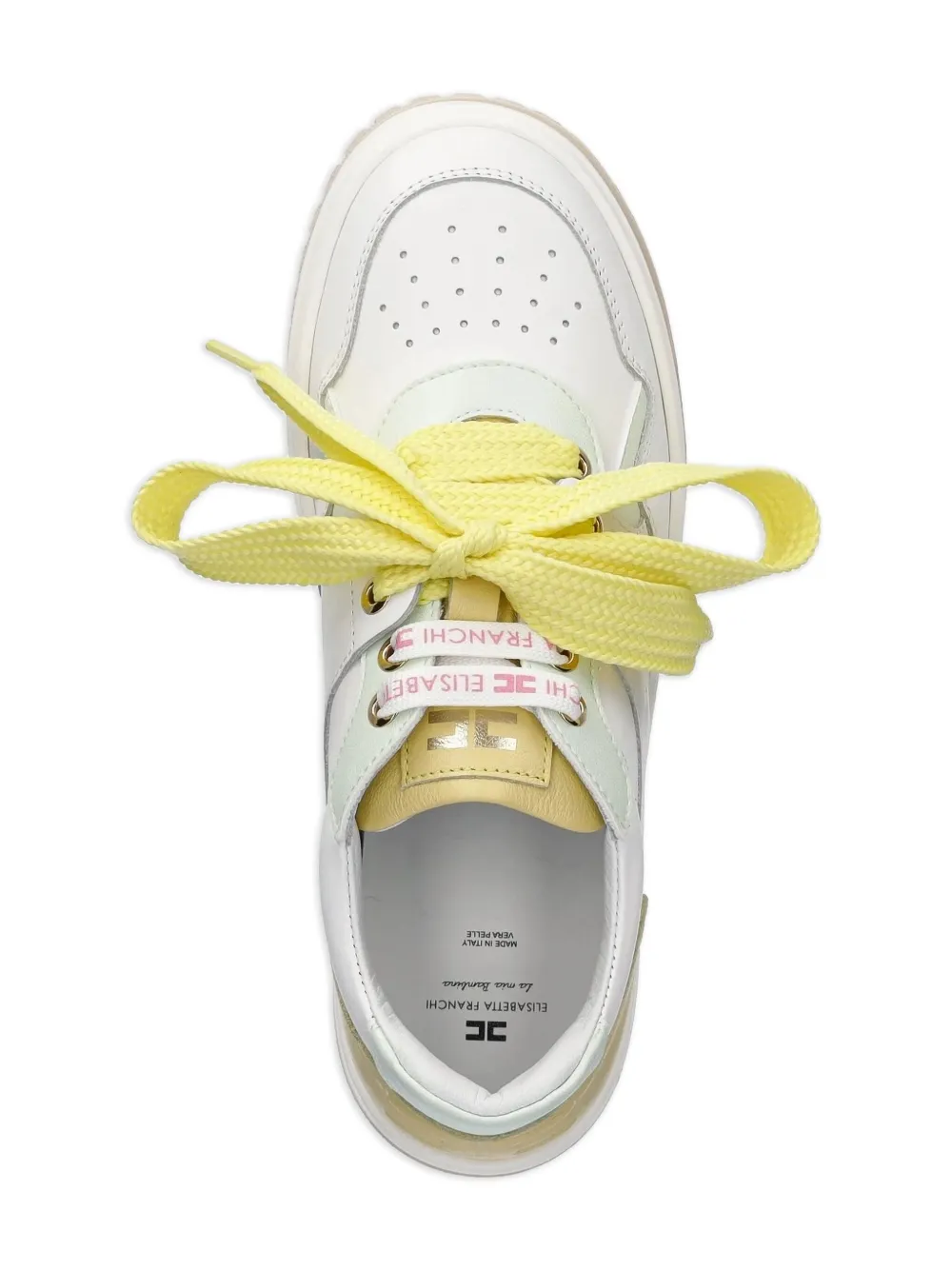 Elisabetta Franchi Kids Sneakers met vlakken Wit
