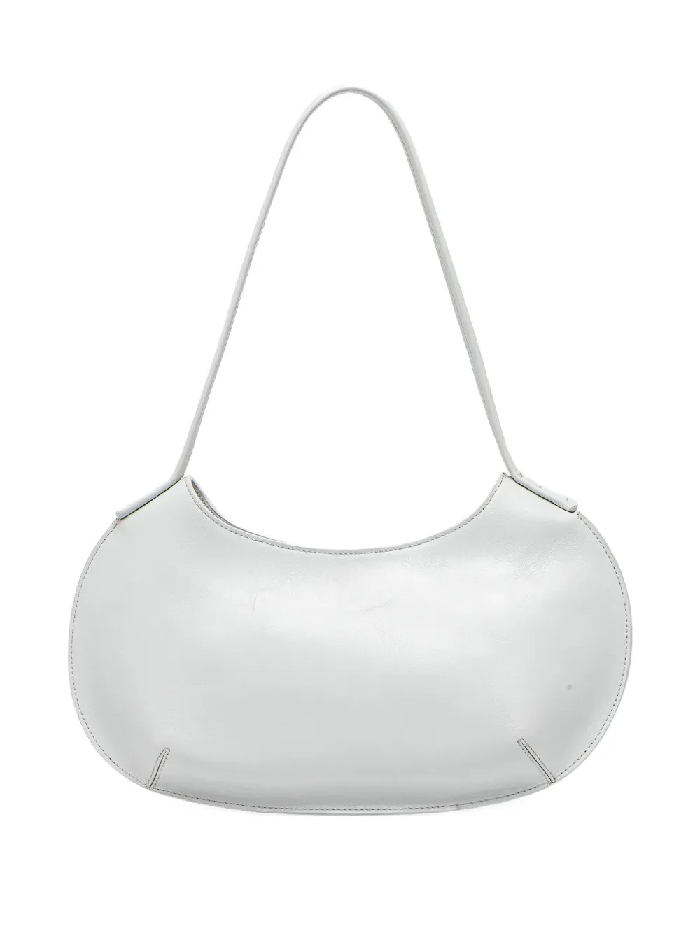 Rachel crescent leather tote bag