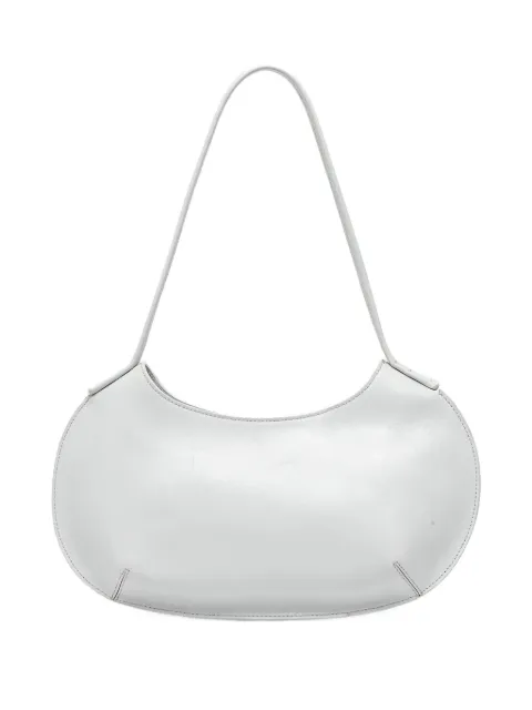 BY FAR Rachel crescent leather tote bag
