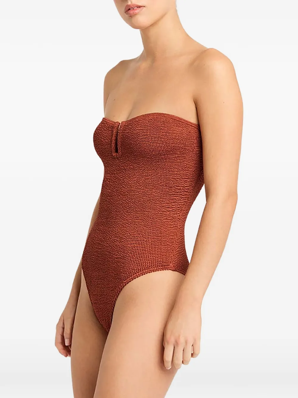 Bond-eye Blake strapless badpak Oranje