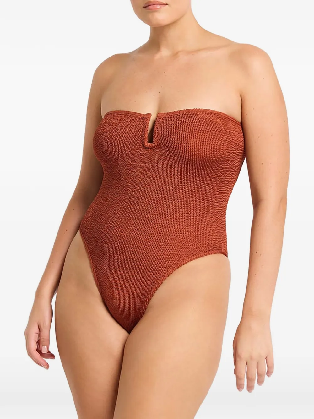 Bond-eye Blake strapless badpak Oranje