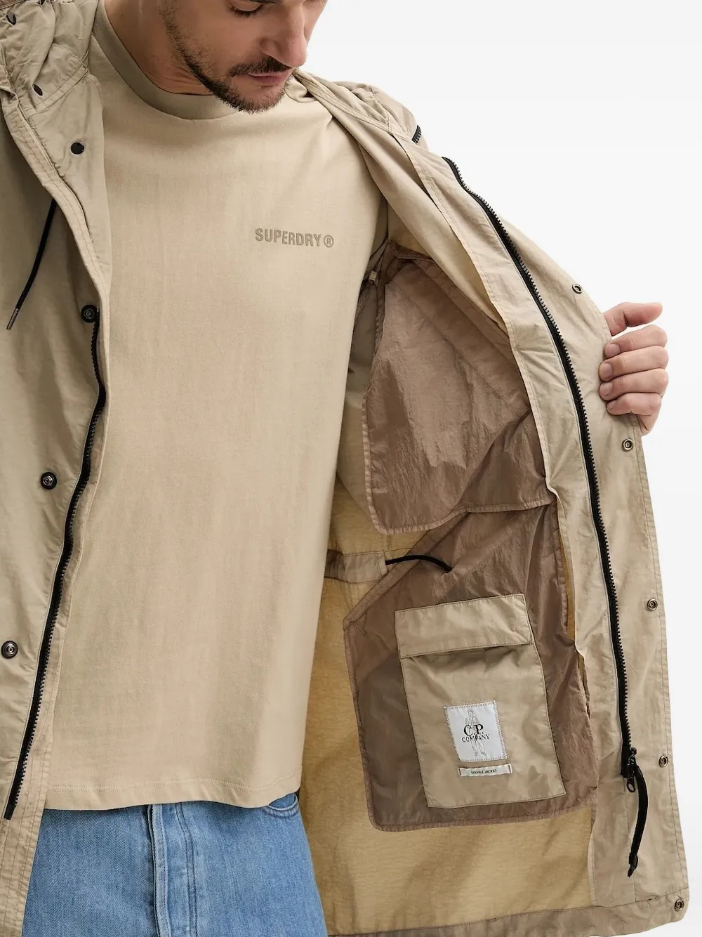 C.P. Company hooded jacket Beige