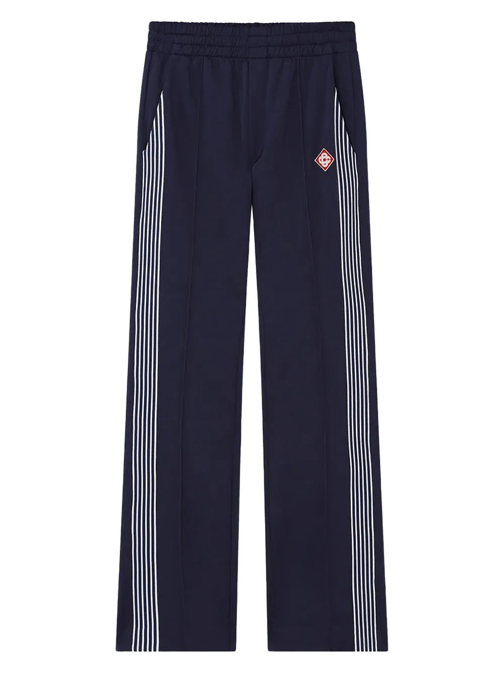 Casablanca side-stripe logo trousers | Blue | Image 1