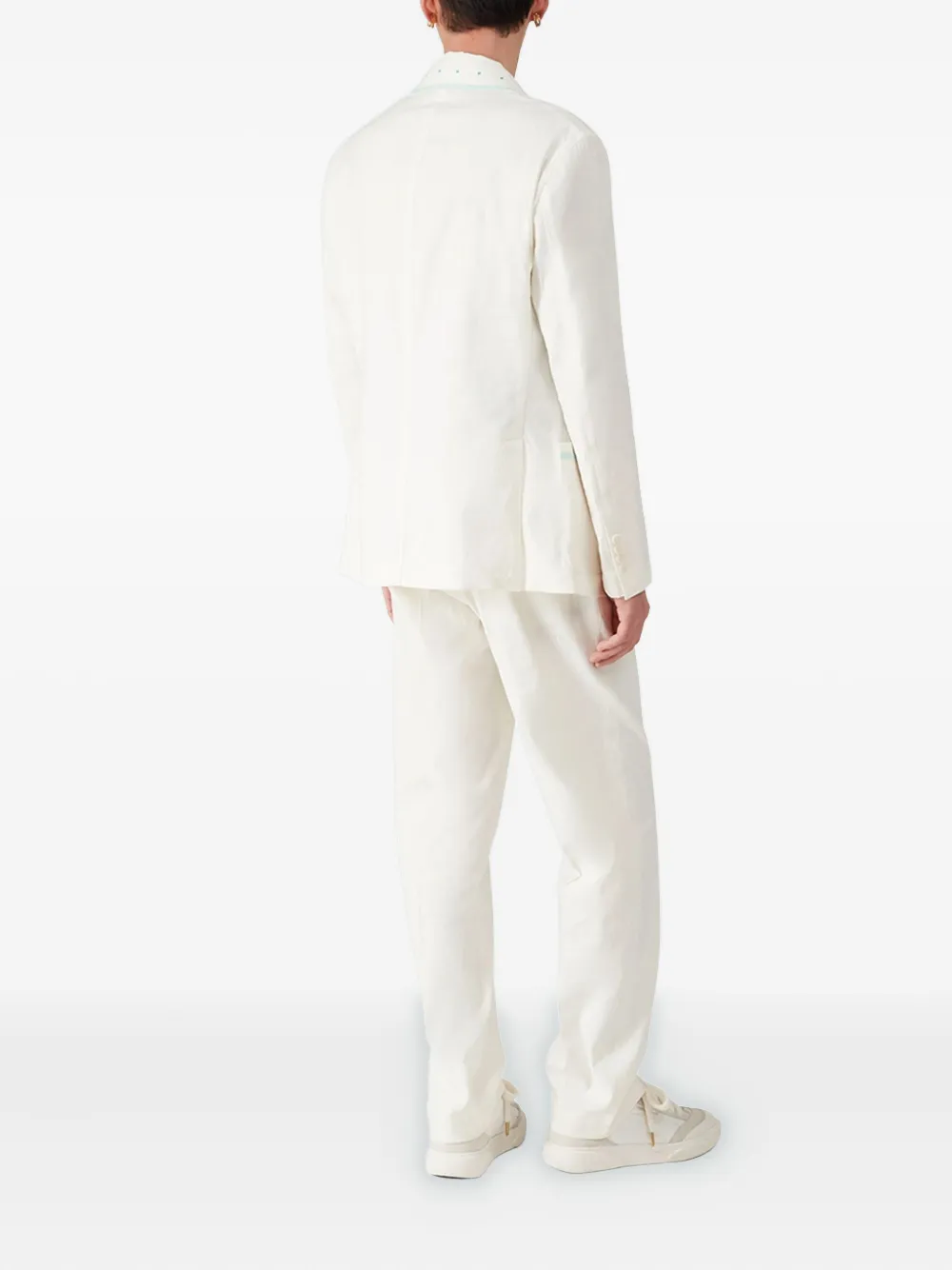 Casablanca Jack met contrasterende afwerking Wit