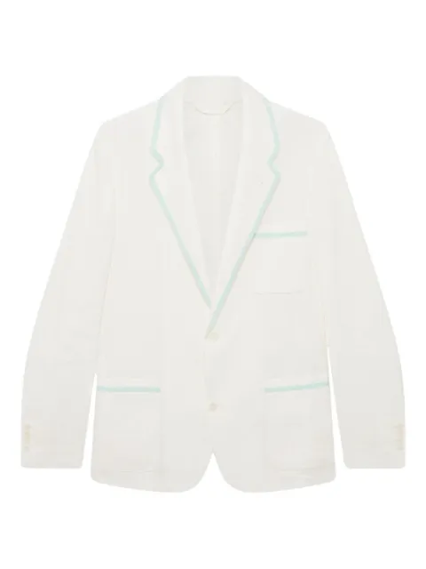 Casablanca contrast-piping jacket