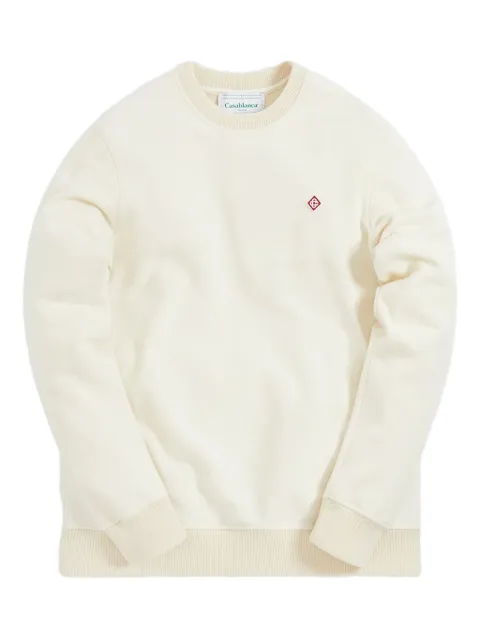 Casablanca logo-embroidered crew-neck sweatshirt