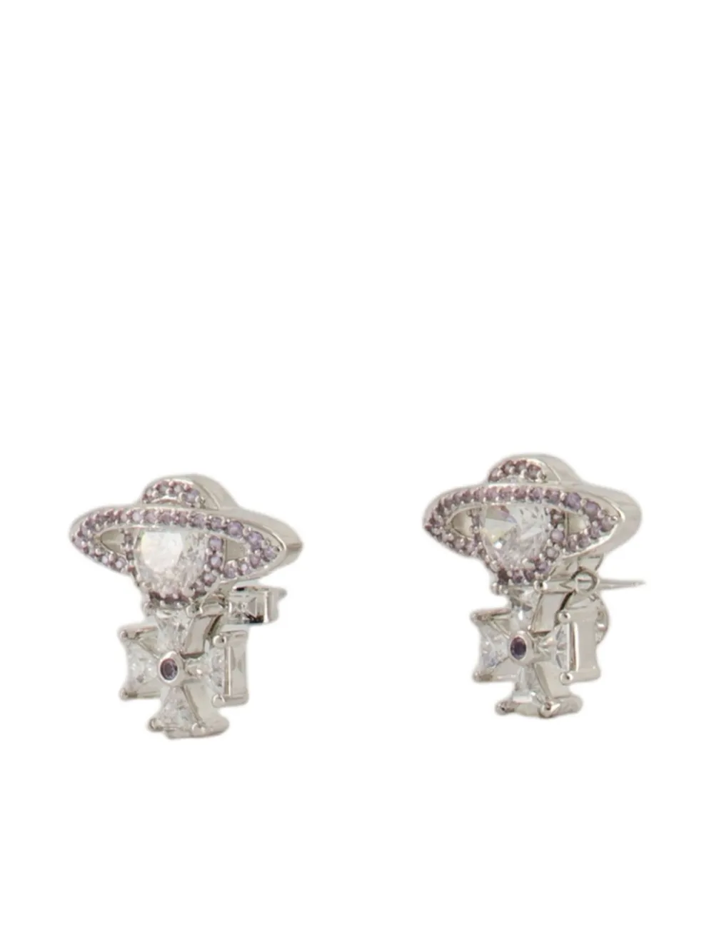 Vivienne Westwood Mila Orb oorbellen - Zilver