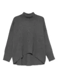 Liviana Conti Carlotta high-neck ribbed sweater - Grey