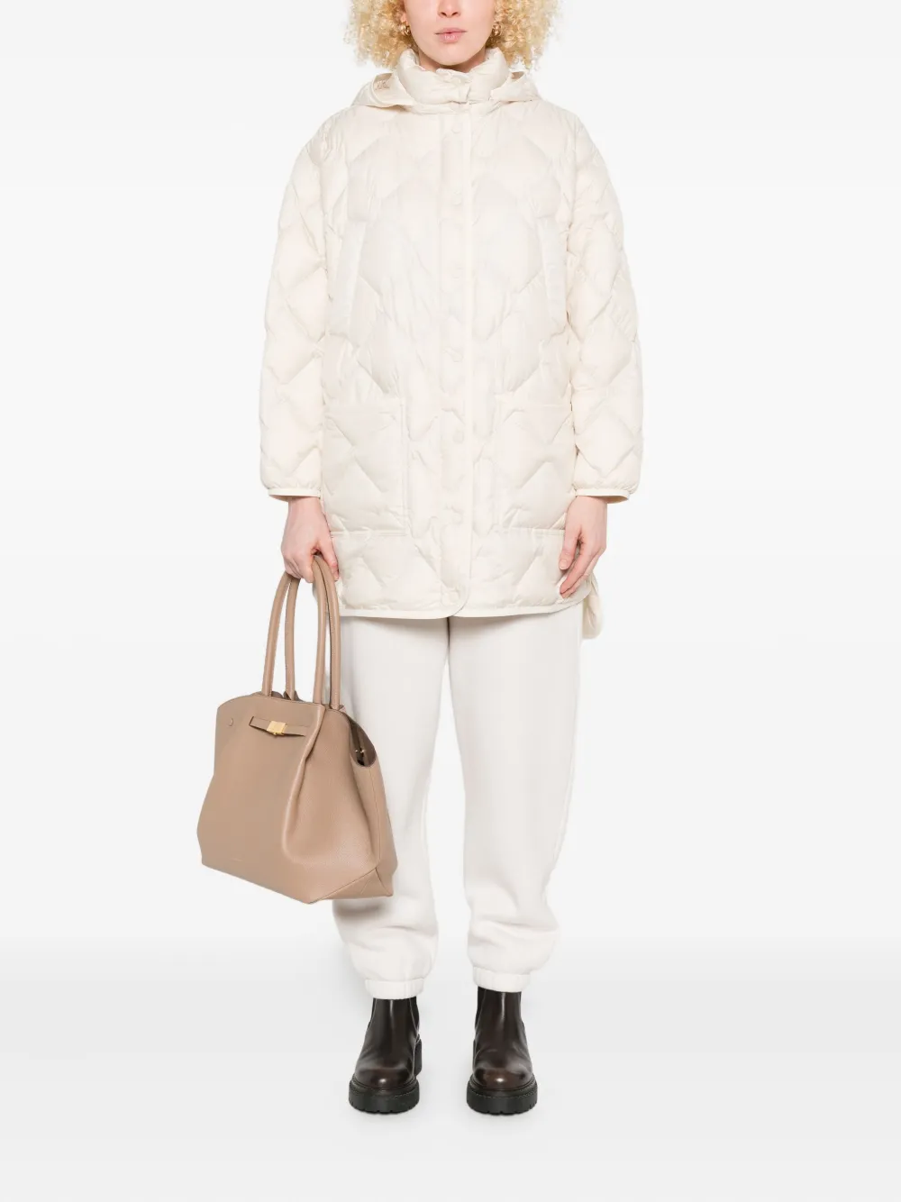 Woolrich Gewatteerde jas Beige