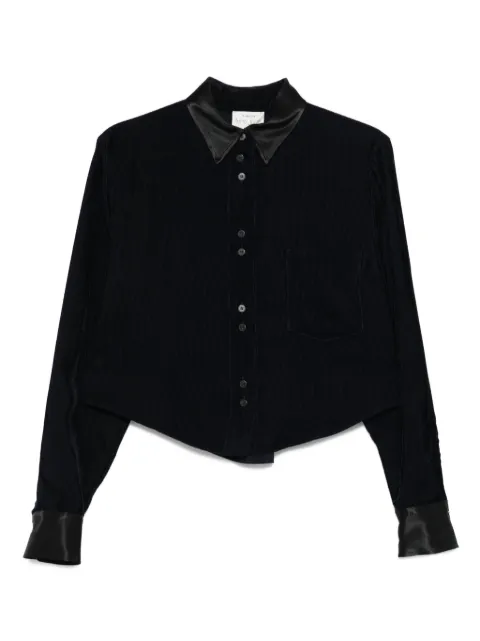 Forte Forte ribbed-collar shirt