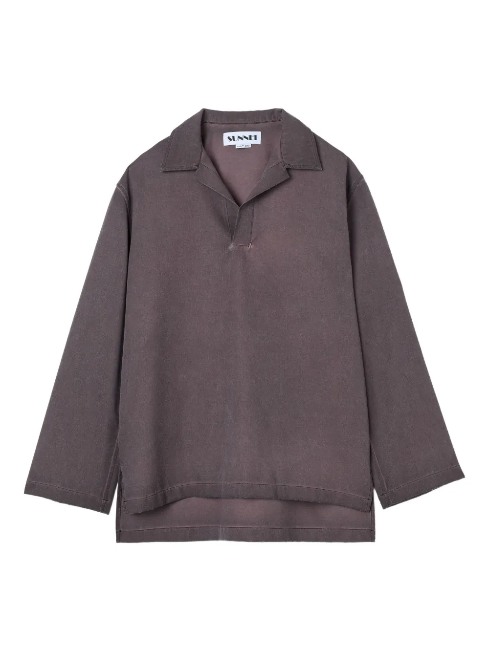 Sunnei Wollen poloshirt Bruin