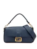 Fendi Pre-Owned 2000-2010 Leather Selleria Baguette satchel - Blue