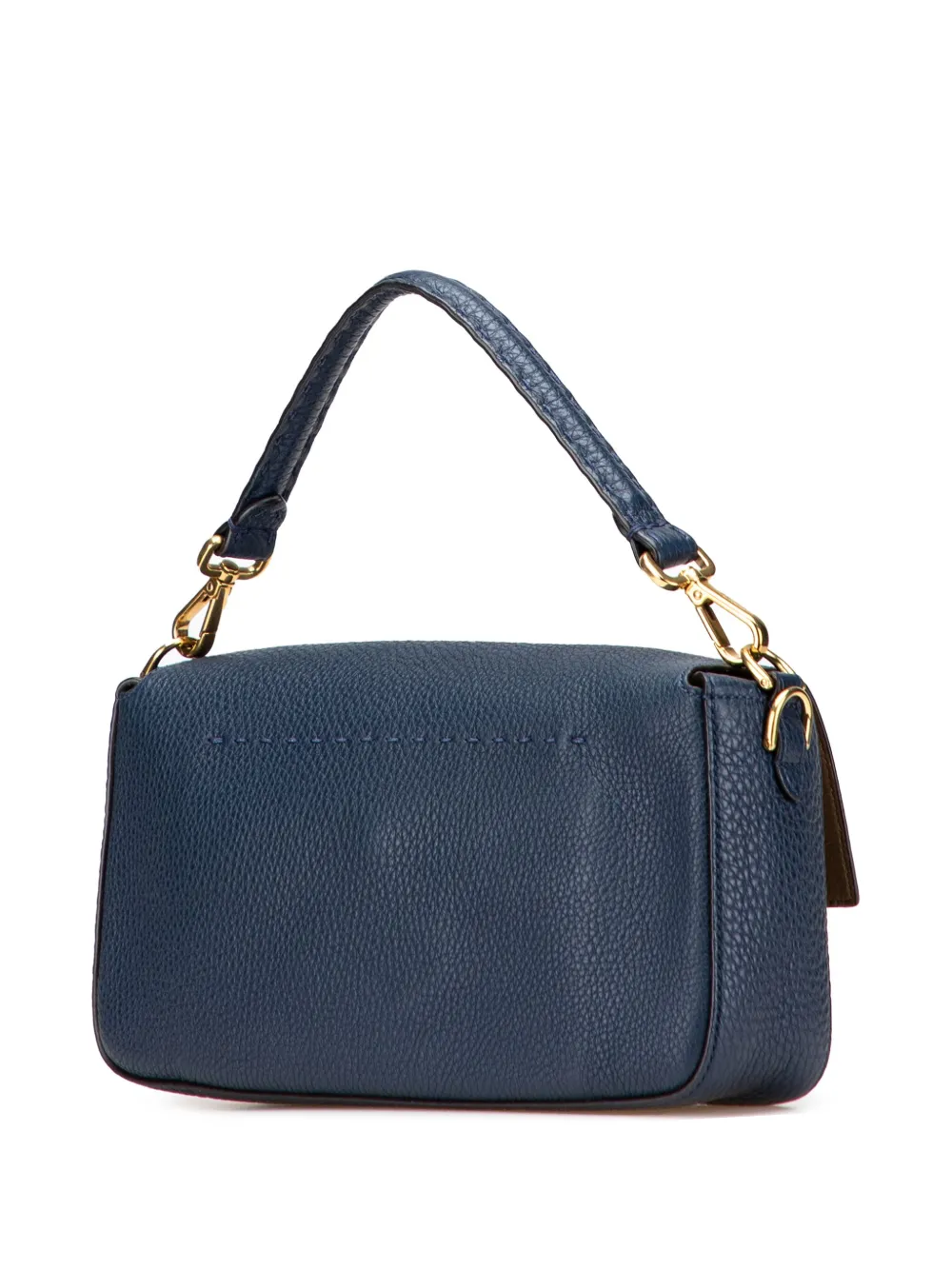 Pre-owned Fendi 2000-2010 Leather Selleria Baguette Satchel