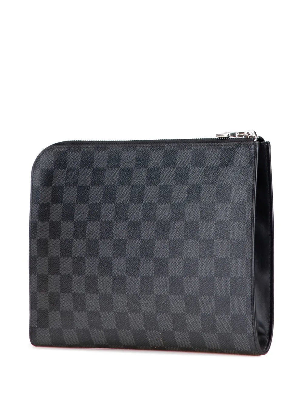 Pre-owned Louis Vuitton 2018 Damier Graphite Pochette Jour Pm Clutch Bag