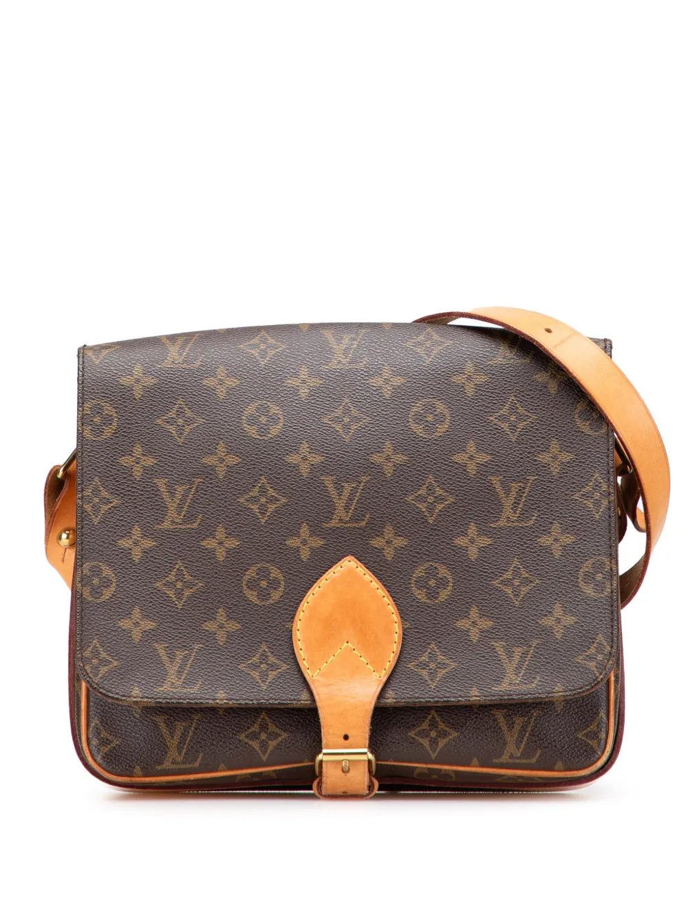 Louis Vuitton Pre-Owned 1994 Monogram Cartouchiere GM crossbody bag - Louis Vuitton Pre-Owned 1994 Monogram Cartouchiere GM crossbody bag -