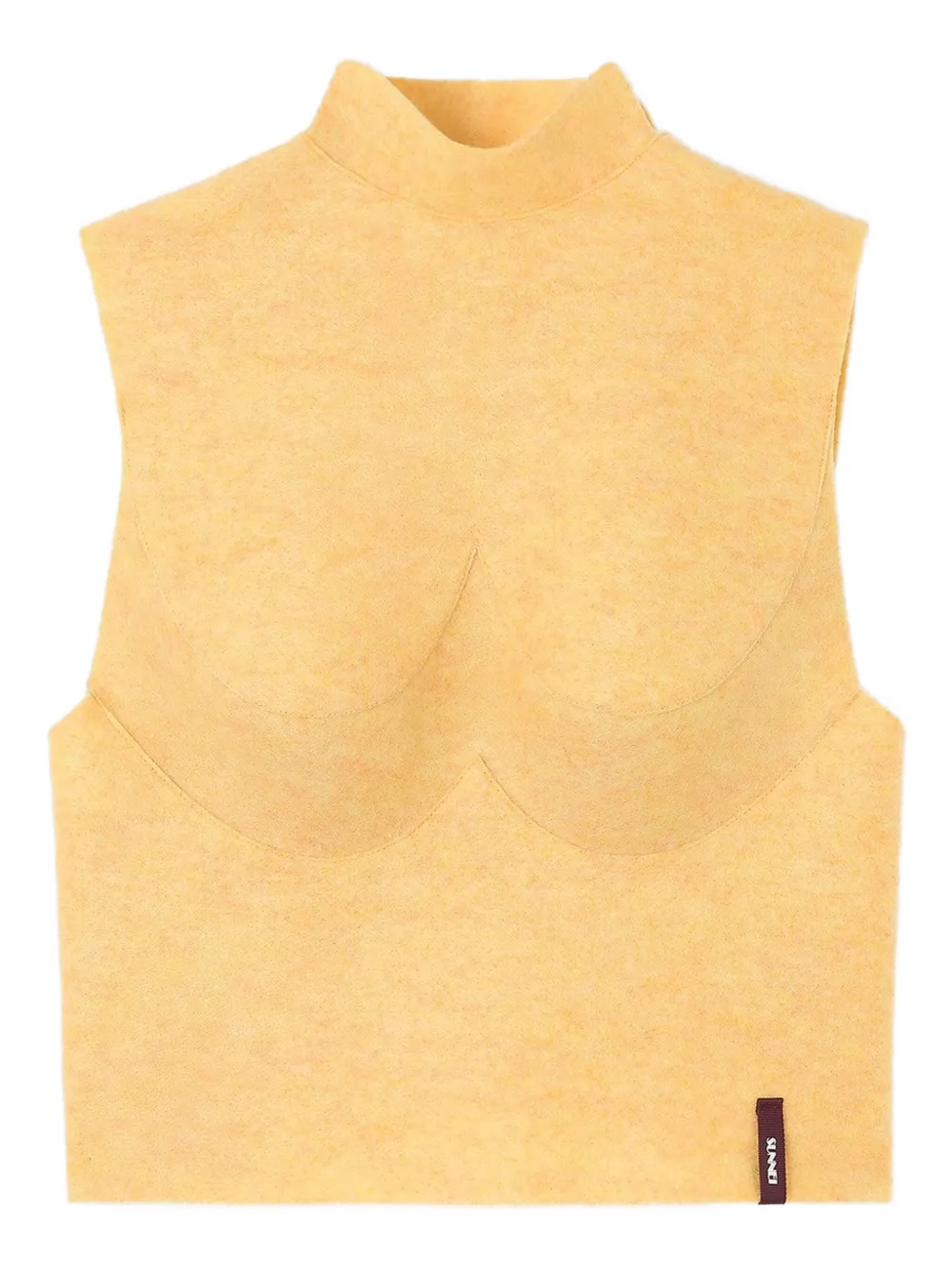 Sunnei Armatura high-neck top | Yellow | Image 1